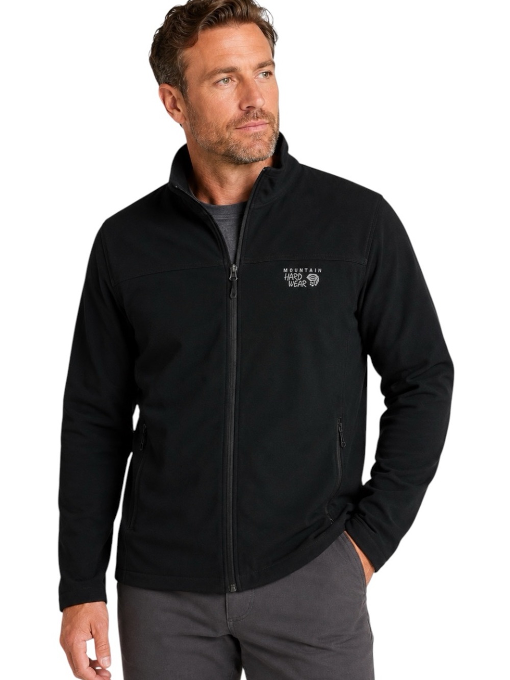 Mountain Hardwear Men’s Solamere Softshell Jacket Black Size XL